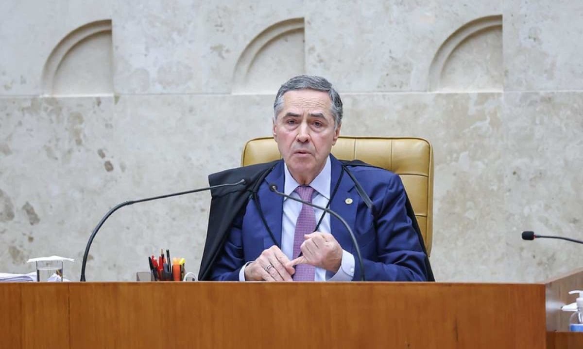 O presidente do STF, Luís Roberto Barroso, discursou na abertura do segundo semestre do Judiciário -  (crédito: Antonio Augusto/MPF)