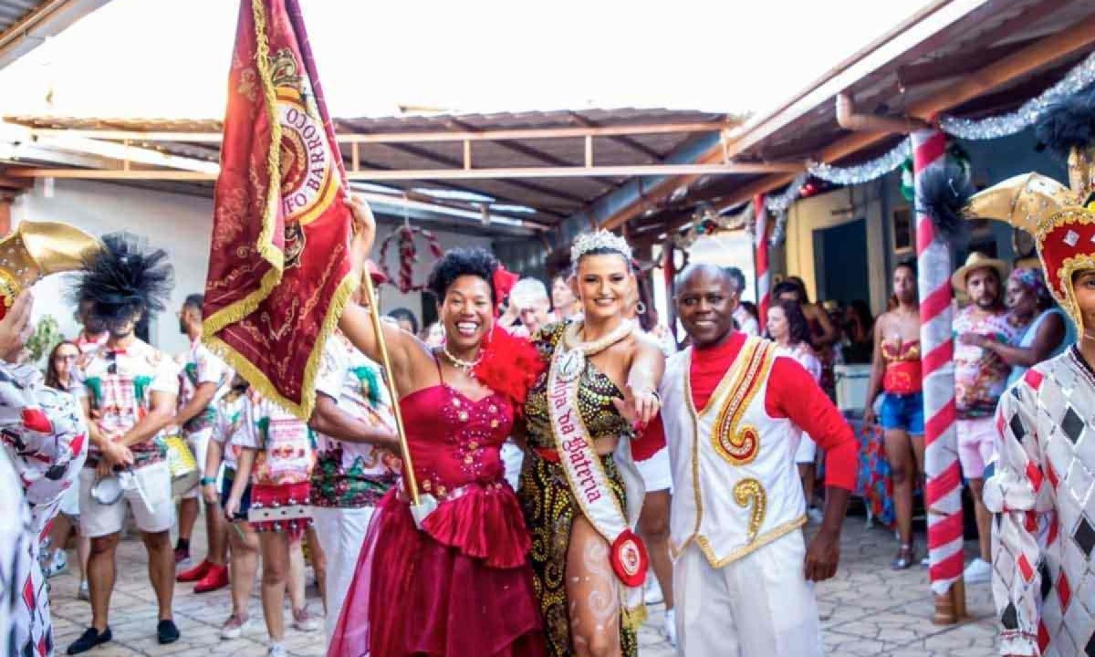 Escola de samba Triunfo Barroco vai se apresentar no Samba Belô, amanhã, na Praça Duque de Caxias
 -  (crédito: DIVULGAÇÃO)