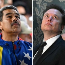 Maduro chama Elon Musk para briga, que aceita ‘convite’: ‘Vai amarelar’ - Juan BARRETO and Drew ANGERER / AFP