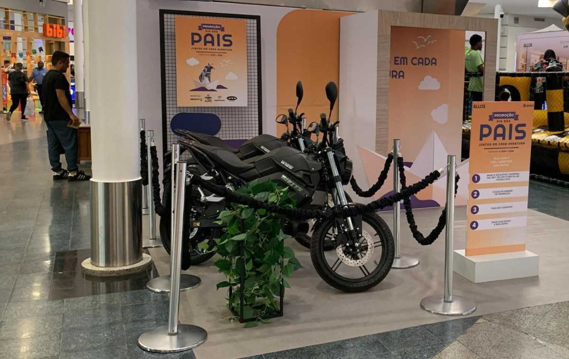 Dia dos Pais: Shoppings de BH vão sortear moto 0km e dar vinho de presente