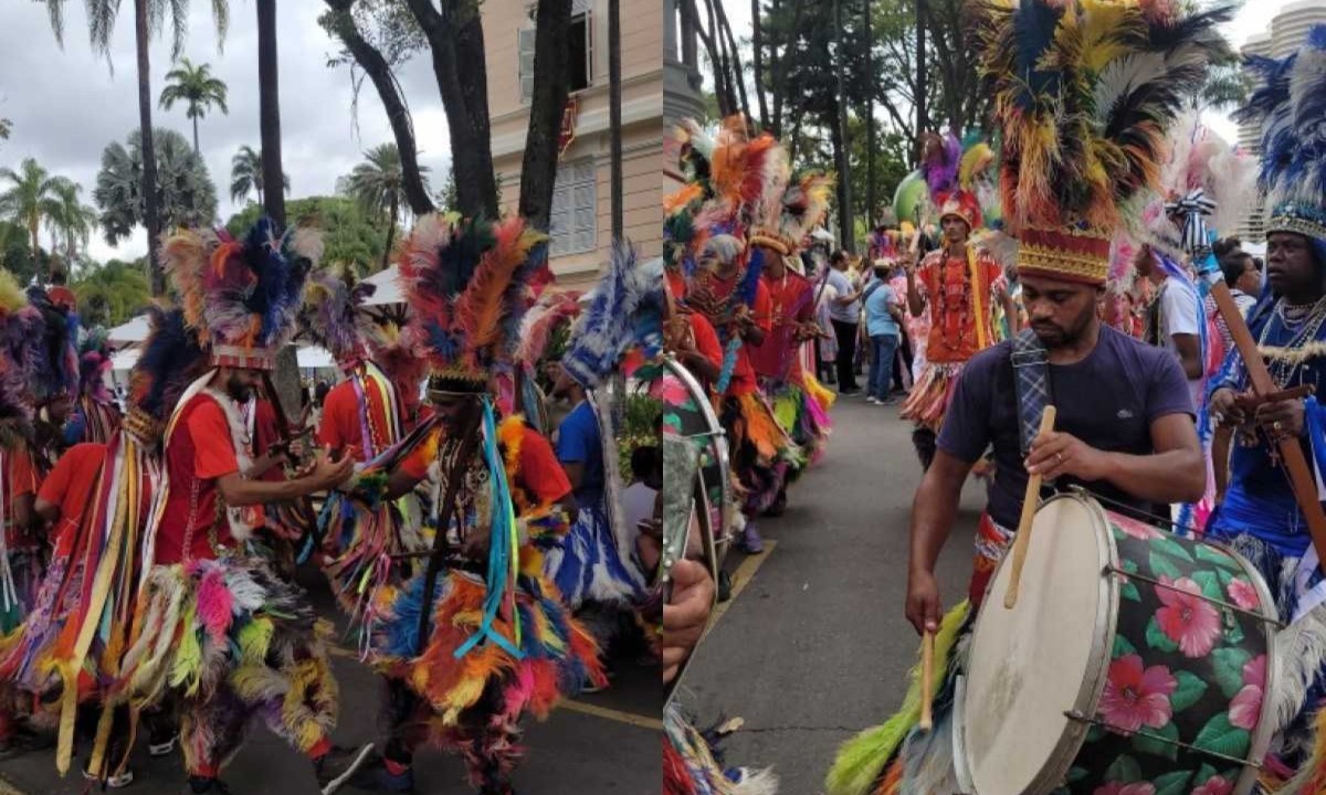 Festa de todas as cores no reconhecimento de reinados e congados como Patrimônio Cultural Imaterial de Minas Gerais -  (crédito: Renata Garbocci/Secult-MG)