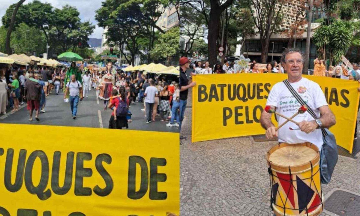 Cerca de 150 pessoas participaram da ação no Centro da capital -  (crédito: Arquivo Pessoal)