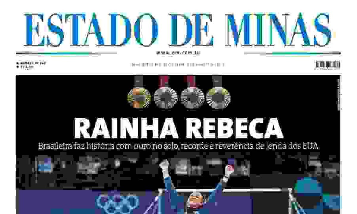 ESTADO DE MINAS -  (crédito: CAPA DO ESTADO DE MINAS)