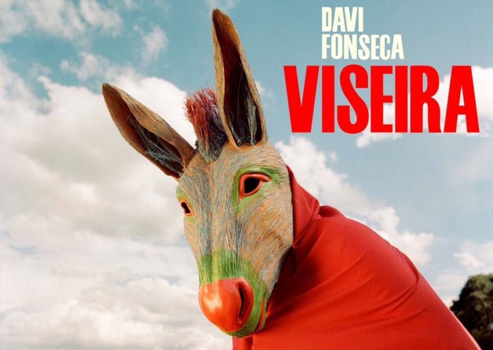 Foto de um cavalo na capa do disco Viseira, de Davi Fonseca