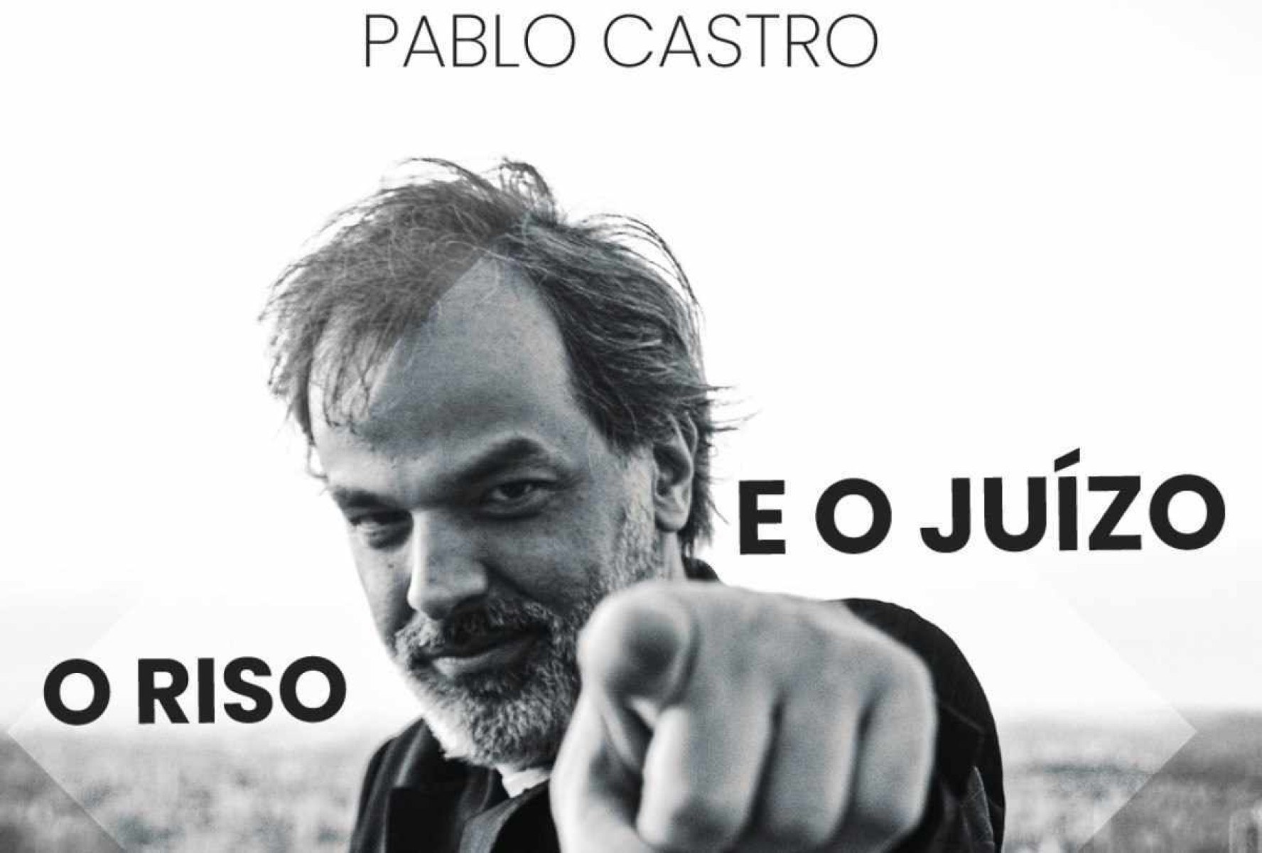 Pablo Castro na capa do disco "O riso e o juízo"