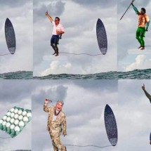 Olimpíadas 2024: o melhor surfista do mundo e a cultura de memes - Foto original de Jérôme Brouillet da AFP