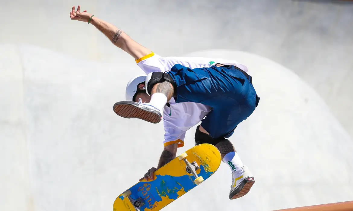 Brasil terá força máxima na final do skate park -  (crédito: EBC)