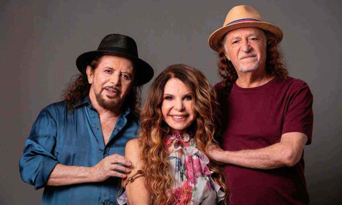 Apresentação de Geraldo Azevedo, Elba Ramalho e Alceu Valença no  BeFly Hall é desdobramento do Breve Festival, que trouxe o show à capital mineira em 2022 -  (crédito: Leo Aversa/Divulgação)