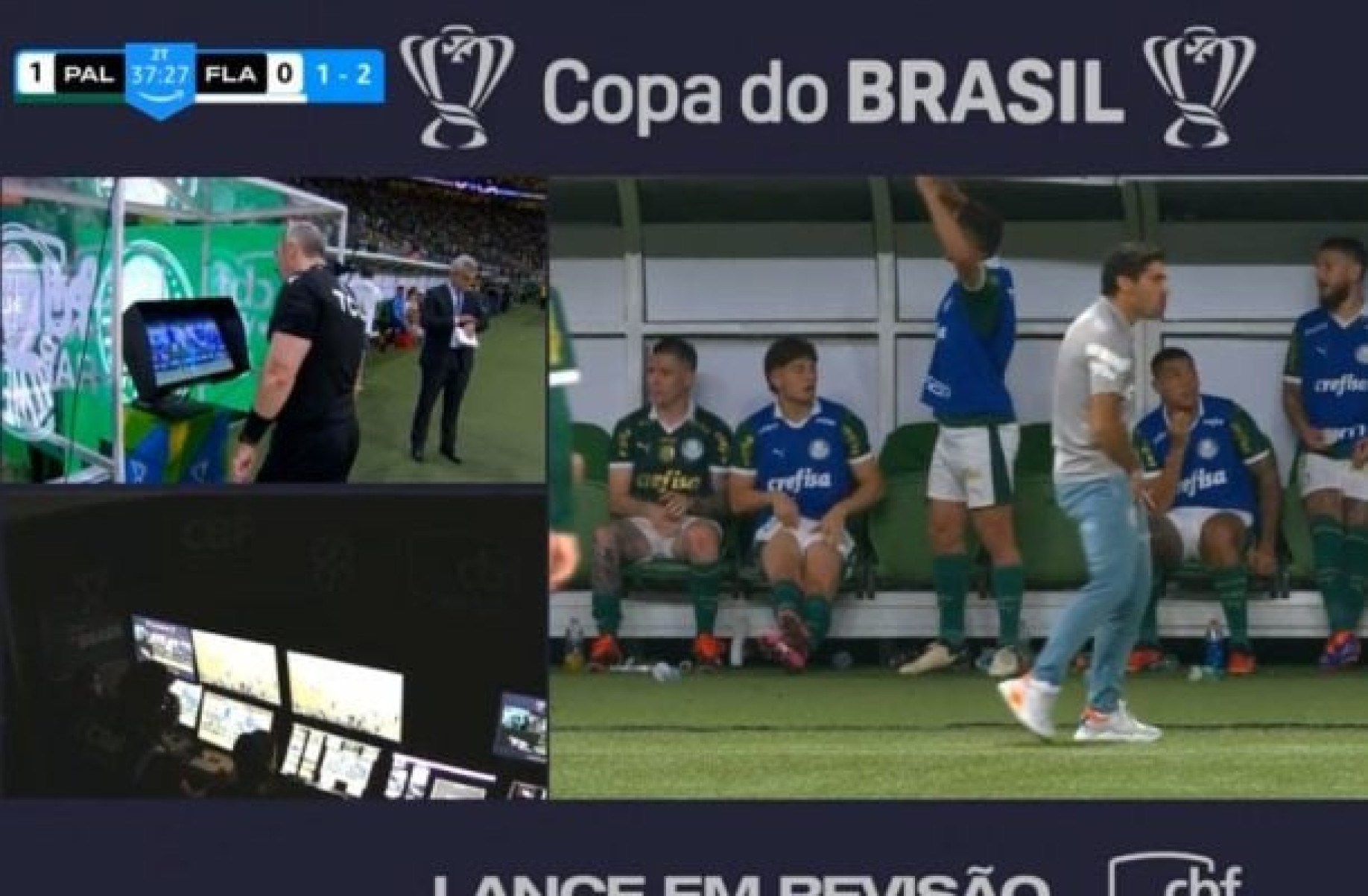 Daronco aponta ‘gesto obsceno’ de Abel, do Palmeiras, na súmula