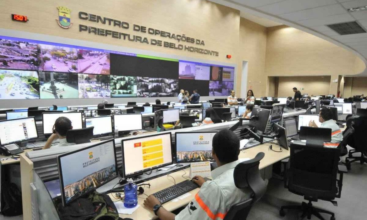 COP-BH terá 42 câmeras no entorno do Mineirão para monitorar região durante a Stock Car -  (crédito: Alexandre Guzanshe/EM/D.A Press)