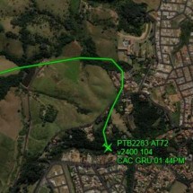 Avião caiu 4,5 mil metros em 1 minuto; veja o trajeto - Reprodução/FlightAware