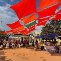 Festival transforma áreas degradadas em espaços de lazer em bairros de BH   - Jair Amaral/EM/D.A. Press