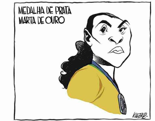 Medalha de prata
Marta de Ouro -  (crédito: Kleber)