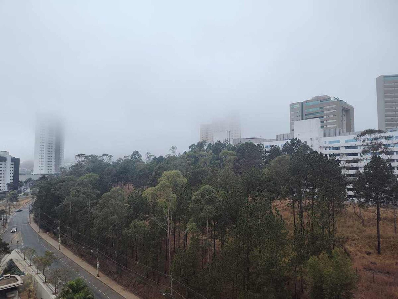 Domingo é de recorde de frio em BH