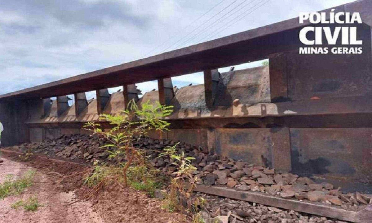 A maioria dos roubos de ferro gusa acontecem na Grande Belo Horizonte -  (crédito: PCMG)