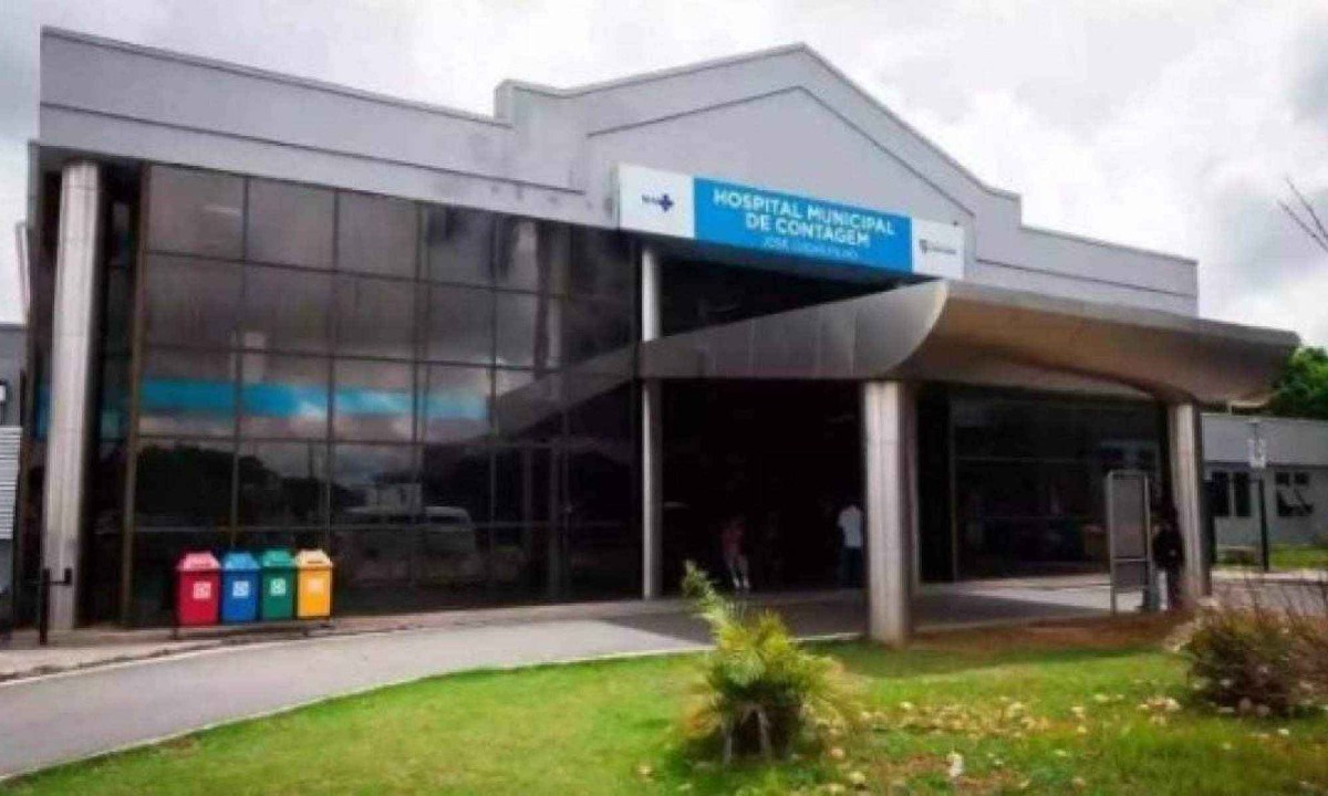 Menina foi levada com ferimentos nas pernas para o Hospital Municipal de Contagem -  (crédito: Prefeitura de Contagem/Divulgação)