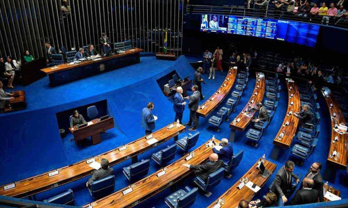 Votação do projeto está marcada para a tarde de hoje. É necessária a maioria simples dos senadores para que seja aprovado -  (crédito: Jonas Pereira/Agência Senado)