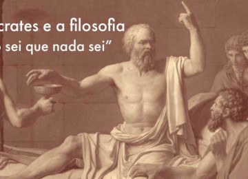 Sócrates e a frase famosa atribuída ao filósofo grego que viveu entre 470 a.C.-399 a.C -  (crédito: Reprodução/Conexão filosófica)