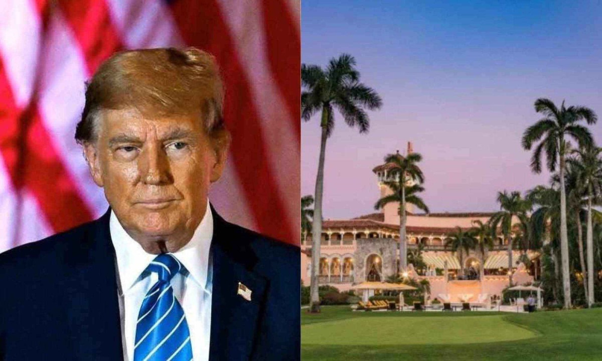 Desde a aquisição, a família Trump investiu milhões de dólares em reformas e atualizações em Mar-a-Lago 
 -  (crédito: Chandan Khanna/AFP / Reprodução Casa Vogue)