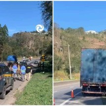 Mulher sai de pick-up e morre na BR-040; homem para moto e é atropelado - TV Alterosa - Zona da Mata/Reprodução