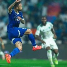 Michael durante a partida -  (crédito: Foto: Divulgação / Al Hilal)