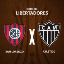 San Lorenzo x Atlético-MG -  (crédito: Foto: Arte Jogada10)