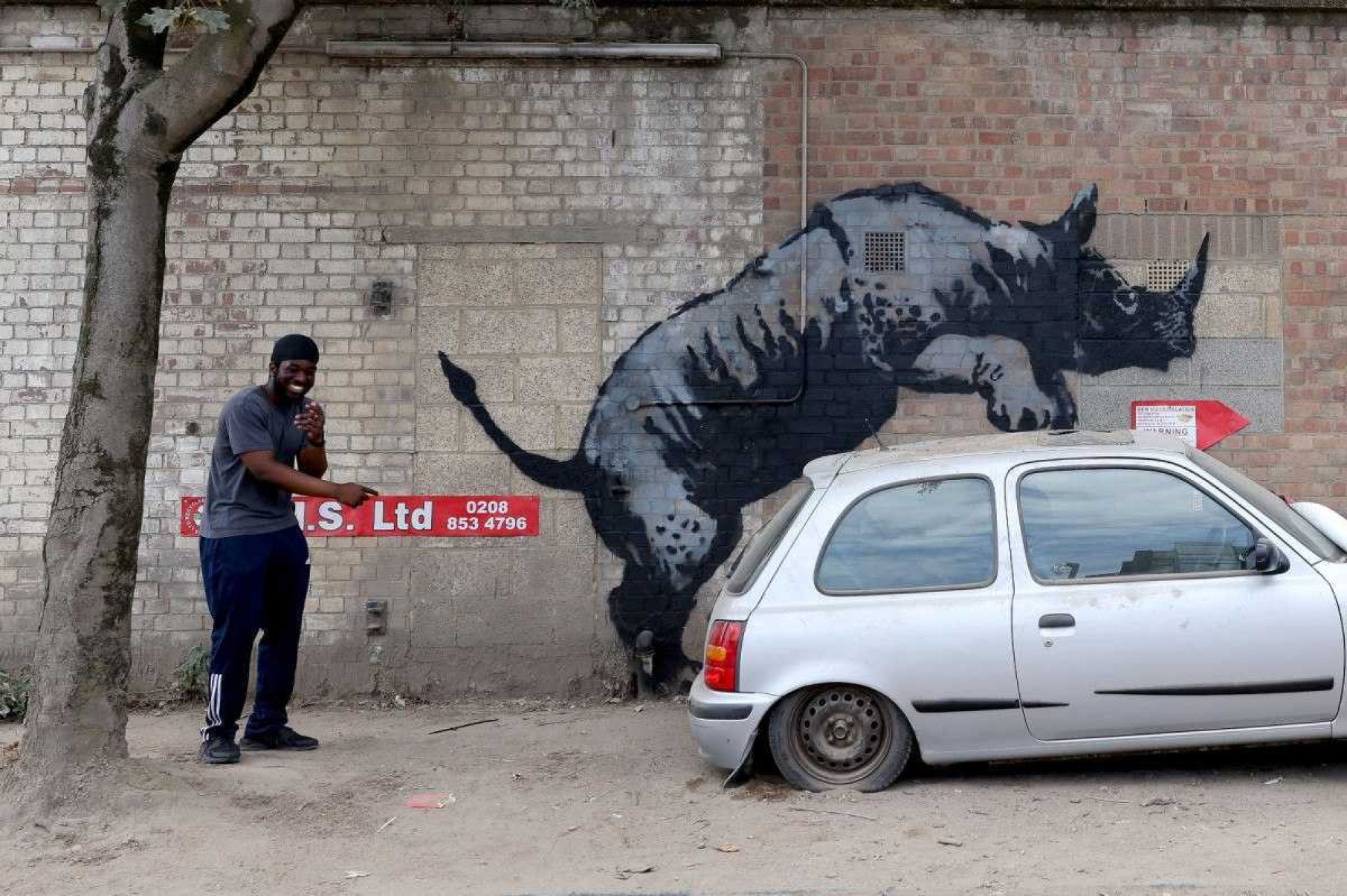 Grafiteiro Banksy solta os bichos pelas ruas de Londres