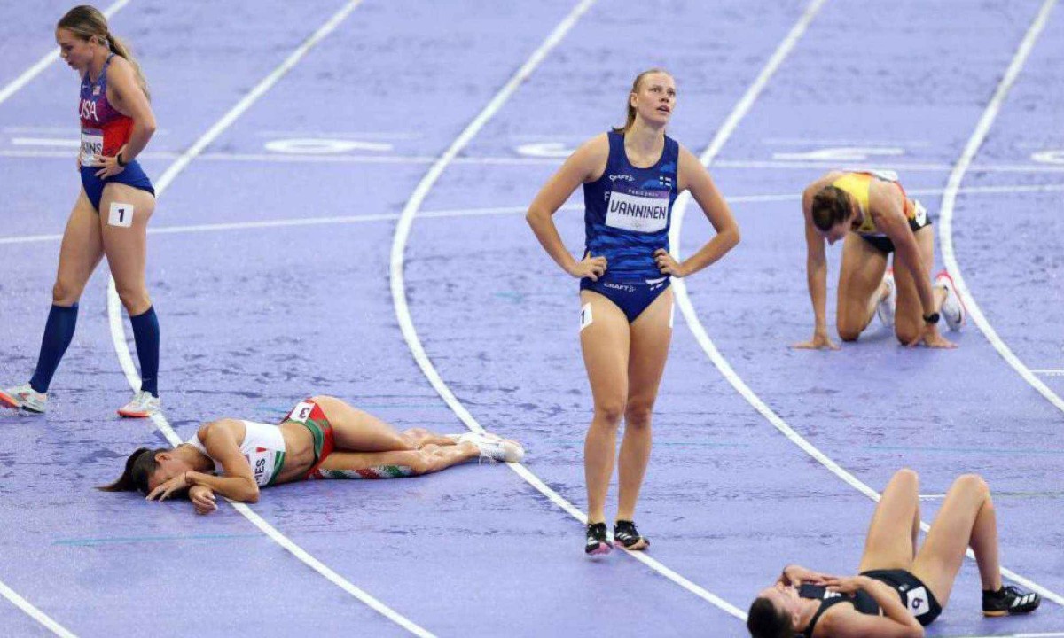 Gabby Thomas, que ganhou o ouro nos 200m femininos nas Olimpíadas de Paris 2024, fez do sono uma parte importante da sua rotina de treinamento -  (crédito: Cameron Spencer/Getty Images)