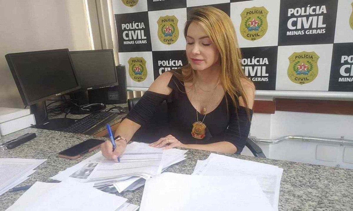  A delegada Larissa Mascote acredita que existam outras vítimas do quiropraxista e que estas ainda não procuraram a polícia -  (crédito: Ivan Drummond/EM/D. A. Press)