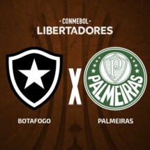 Botafogo x Palmeiras -  (crédito: Foto: Arte Jogada10)