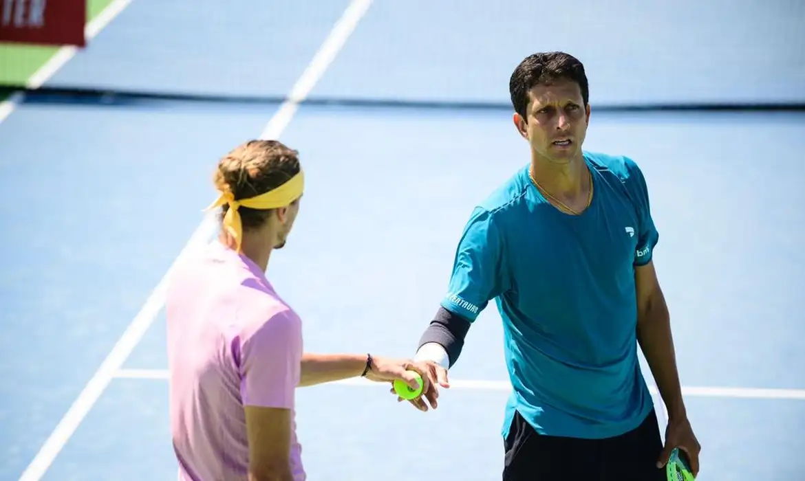 Marcelo Melo vence estreia de duplas do Masters 1000 de Cincinnati -  (crédito: EBC)