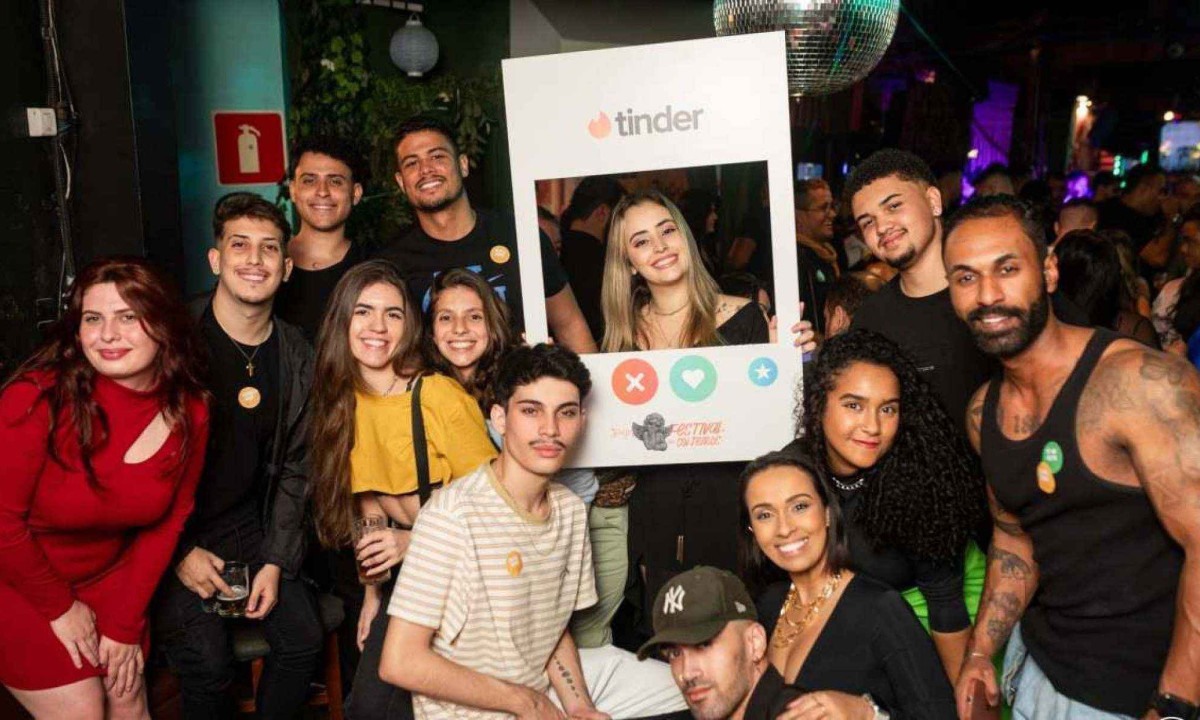 Festa Tinder -  (crédito: Bruno Werneck / Divulgação)