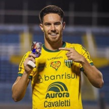 Caio Mello fez o seu primeiro gol pelo Ypiranga  -  (crédito: Foto: Xandy Rodrigues)