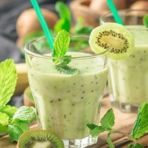 Vitamina de kiwi e hortelã (Imagem: tag2016 | Shutterstock)  -  (crédito: EdiCase)