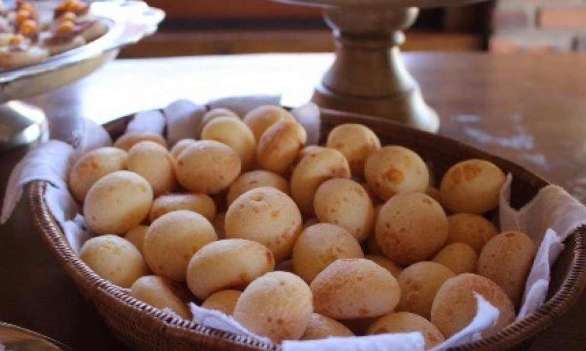 Cesto com uma das maiores delícias da culinária mineira, o pão de queijo! -  (crédito: Acervo pessoal)