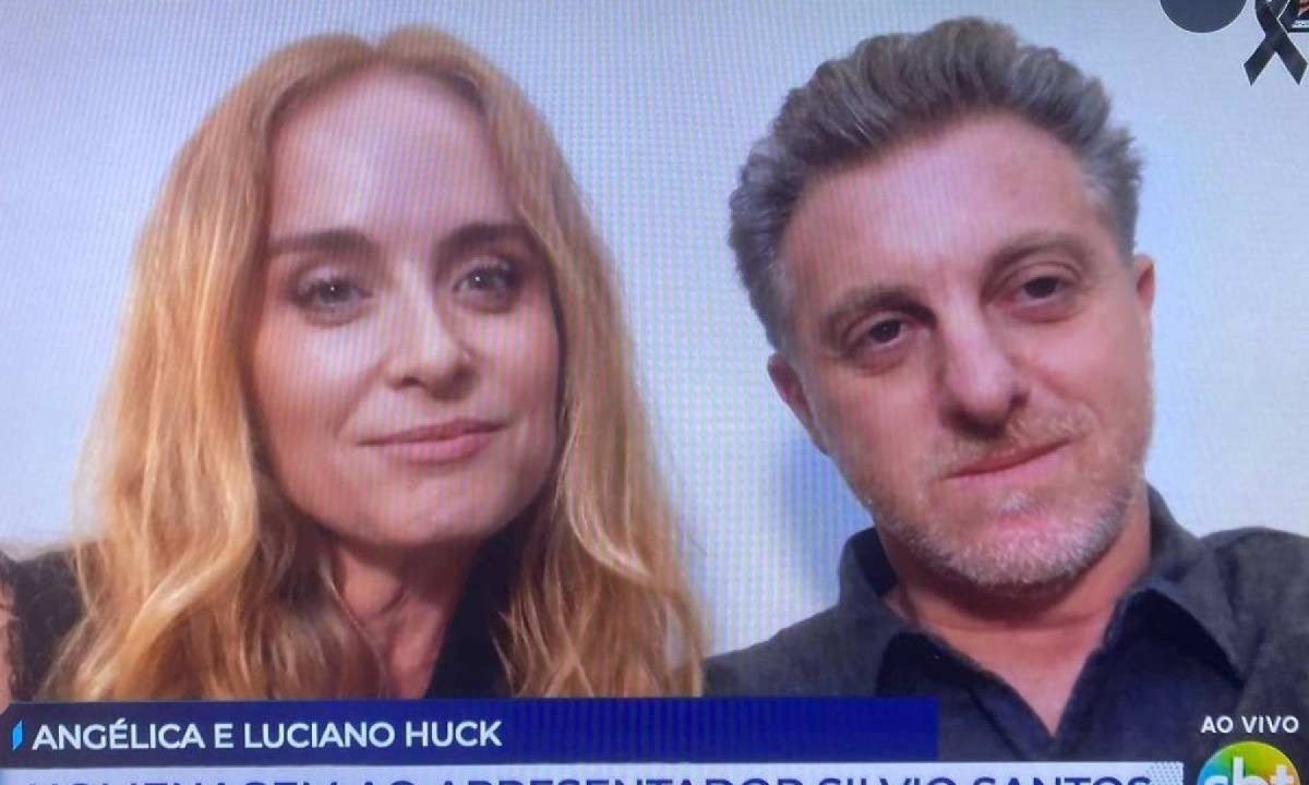 Globo libera Angélica e Luciano Huck para darem entrevista ao SBT -  (crédito: SBT/Reprodução)