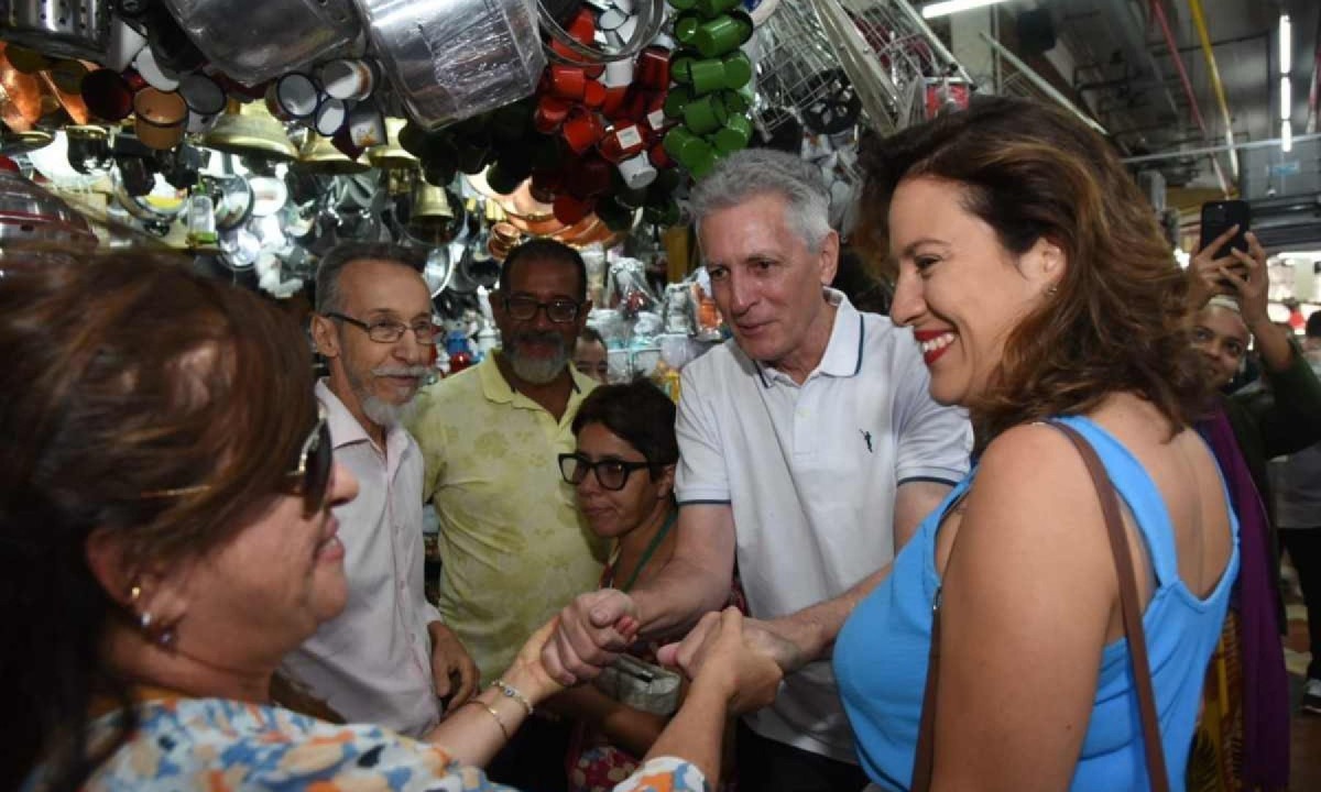 Candidato do PT fala em incentivar o comércio e turismo
 -  (crédito: Gladyston Rodrigues/EM/D.A Press)