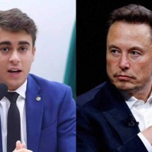 Nikolas lança ofensiva contra Moraes e Musk reage: ‘Guerreiro da liberdade’ - Vinicius Loures/Câmara dos Deputados e Getty Images