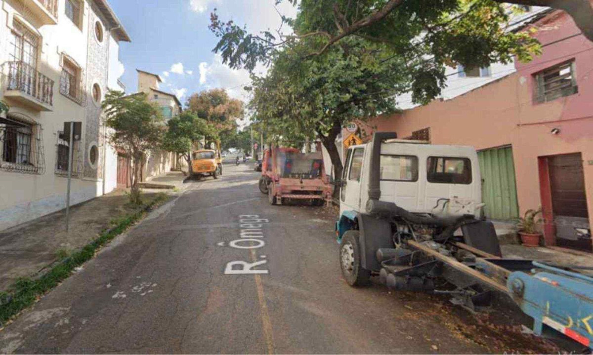 Roubo aconteceu no Bairro Jardim América, na Região Oeste de BH -  (crédito: Reprodução/Google Street View)