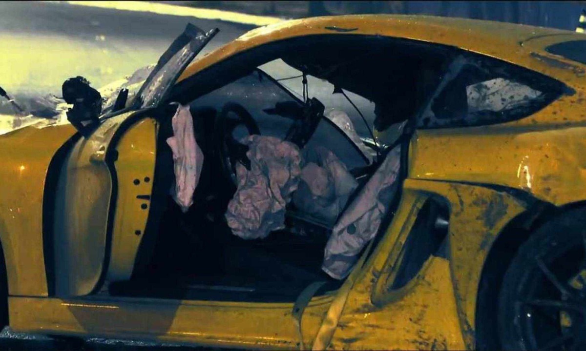 Dono de Porsche foi acusado de usar seu veículo para atropelar e matar motociclista, em São Paulo  -  (crédito: Reprodução)