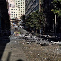BH: polícia prende suspeito que teria iniciado incêndio que destruiu prédio - Túlio Santos/EM/D.A.Press