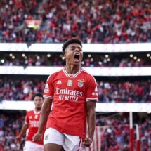 David Neres deixa o Benfica após título pelo clube  -  (crédito: Foto: Filipe Amorim/AFP via Getty Images)