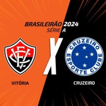 Vitória recebe o Cruzeiro no Barradão na noite desta segunda-feira (19) -  (crédito: Arte: Jogada 10)