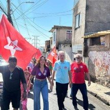 Rogério visita Morro do Papagaio e reafirma compromisso com Lula - Ana Mendonça/EM/DAPRESS