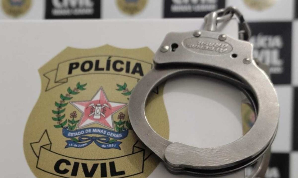 O suspeito foi conduzido &agrave; Delegacia de Pol&iacute;cia Civil -  (crédito: Reprodu&ccedil;&atilde;o / Policia Civil )