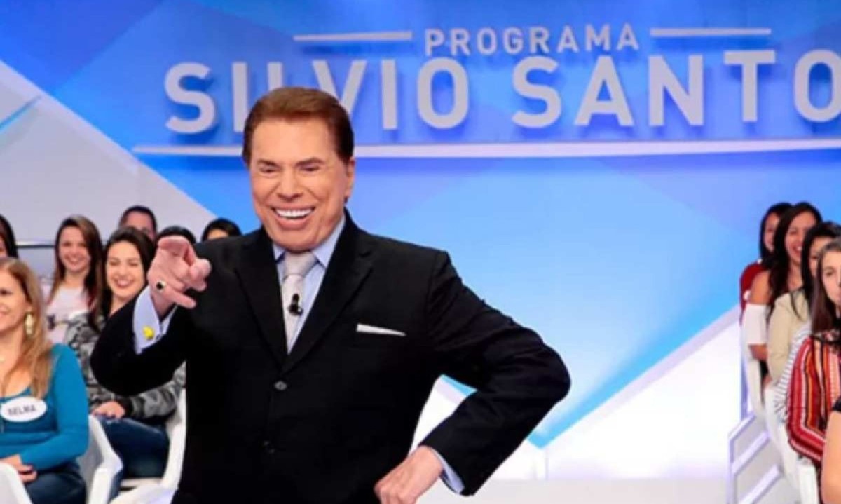 Sílvio Santos na apresentação de seu programa, no SBT -  (crédito: Divulgação/SBT)