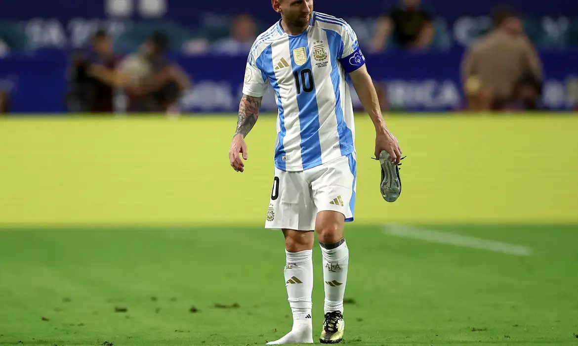 Messi está fora da lista de convocados da Argentina nas Eliminatórias -  (crédito: EBC)