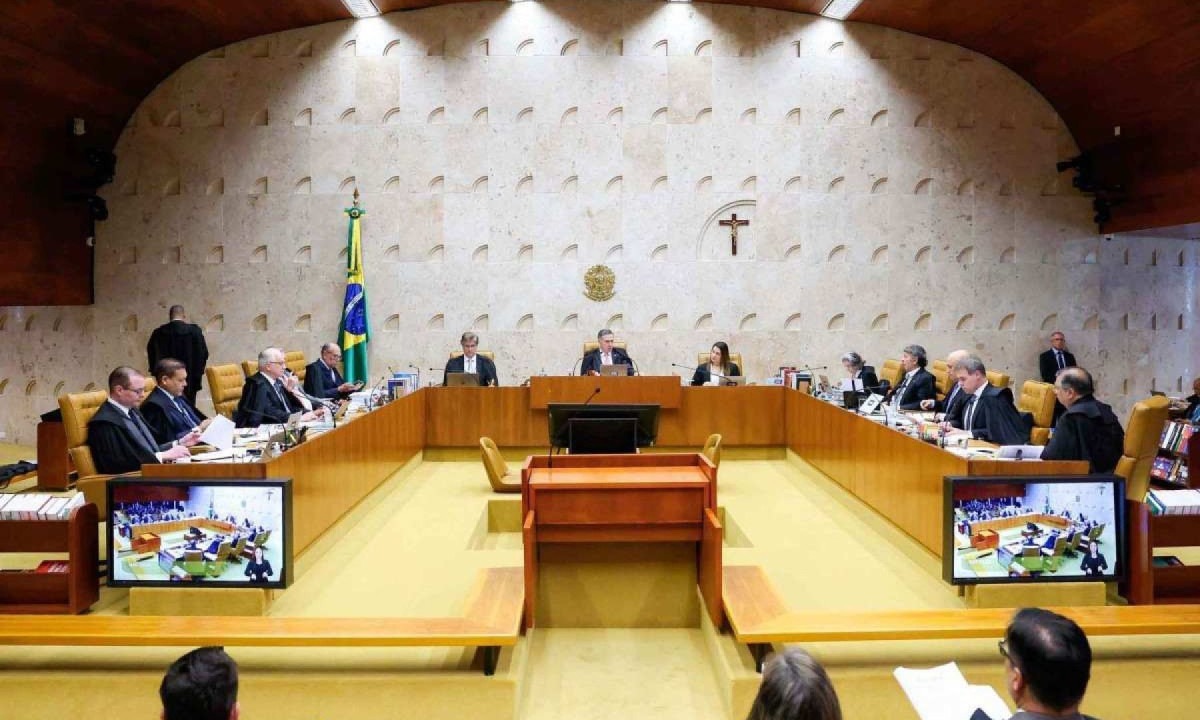 Plenário do Supremo Tribunal Federal: segundo o professor Alaor Leite, Roxin é recorrentemente lembrado pela Corte, com teorias usadas em julgamentos

 -  (crédito: Gustavo Moreno/STF/Divulgação)