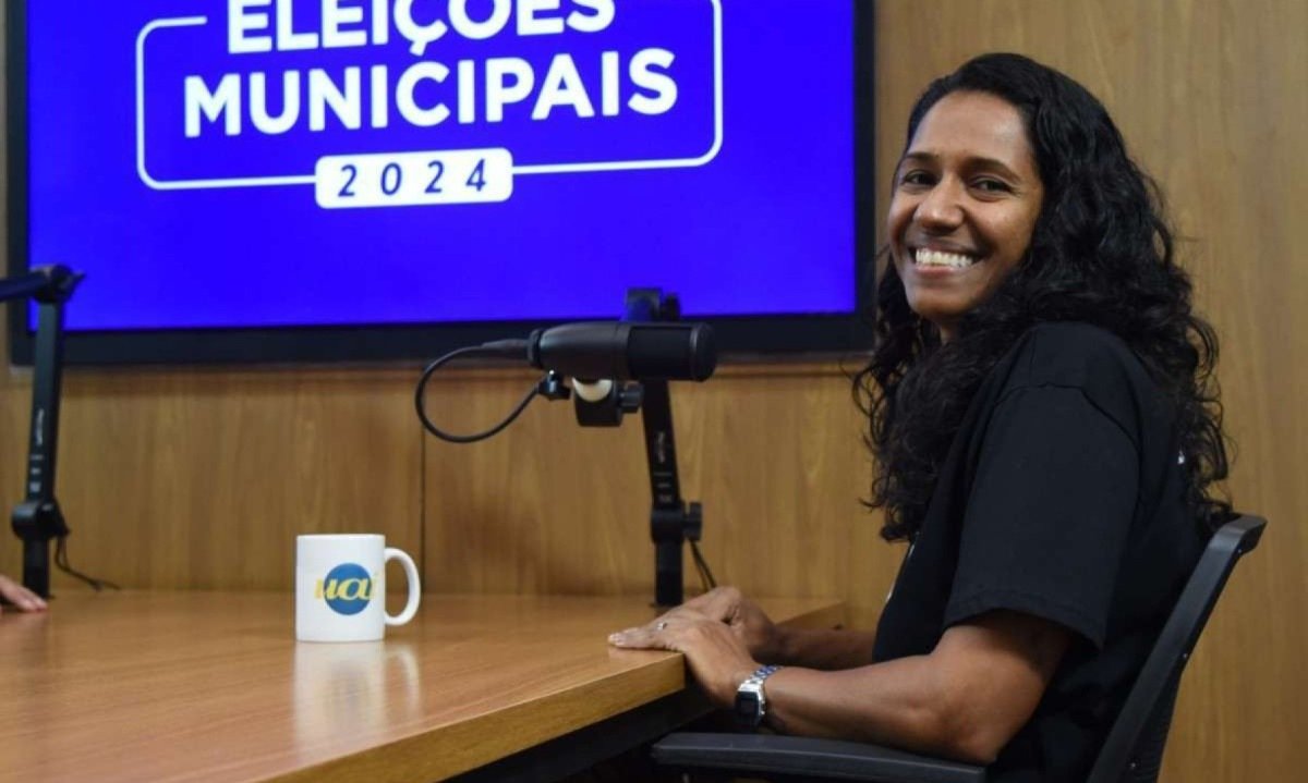 Candidata da Unidade Popular a Prefeitura de Belo Horizonte Indira Xavier foi sabatinada pelo Estado de Minas -  (crédito: Gladyson Rodrigues/EM/D.A Press)