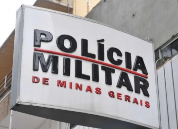 Polícia Militar encontrou homem caído com sangramento na face -  (crédito: Leandro Couri/EM/DA Press)